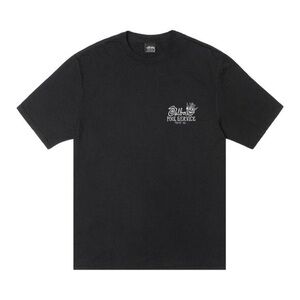 Stussy Black Short Sleeve Pool Service Tee